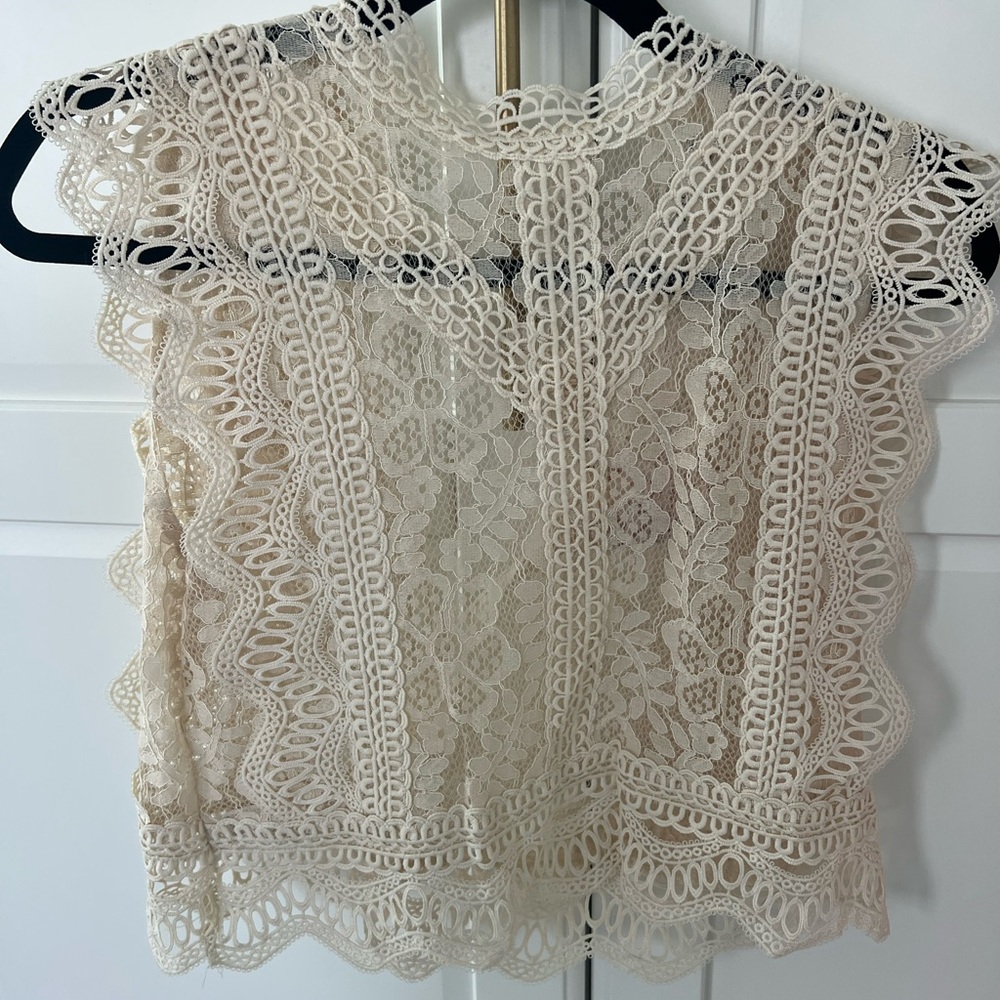 Chic wish lace top